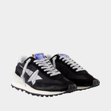 Running Marathon Sneakers - Golden Goose Deluxe Brand - Leather - Black