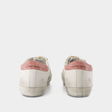 Sneakers Super Star 皮质做旧纯色星星小脏鞋