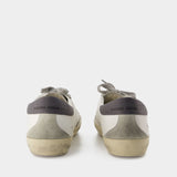 BallStar白色皮质小脏鞋运动鞋