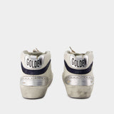 Sneakers Mid Star 中帮皮质星星做旧小脏鞋