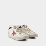 Sneakers Mid Star 中帮皮质星星做旧小脏鞋