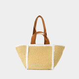 Sillo Small 米色编制合成材质单肩包