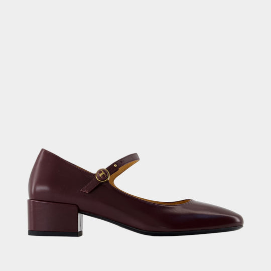 Mary Janes - Tod's - Leather - Bordeaux