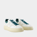 H Stripes Sneakers - Hogan - Leather - White