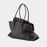 la Passeggiata Medium Top Handle Bag - The Attico - Leather - Black