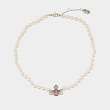 Kitty Pearl Necklace - Vivienne Westwood - Metal - Silver