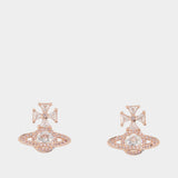 Mila Earrings - Vivienne Westwood - Metal - Pink