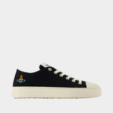 Plimsoll Low Sneakers - Vivienne Westwood - Cotton - Black