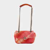 Anita Chain S Shoulder Bag - Vivienne Westwood - Wool - Pink