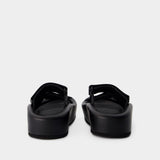 Sandals 黑色合成材料凉鞋拖鞋