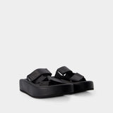 Sandals 黑色合成材料凉鞋拖鞋