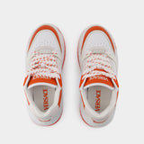 范思哲 Versace Odissea Sneakers 皮质运动鞋