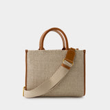 Small Athena 裸色皮制斜挎包