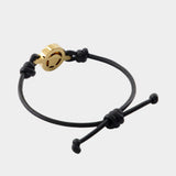Bracelet - Versace - Leather - Black