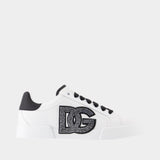 Port.light Strobel Sneakers - Dolce&Gabbana - Leather - White