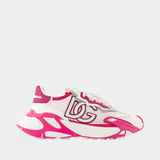 Sneakers Fast - Dolce&Gabbana - Leather - White/Pink