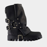 Stivaletto Ankle Boots - Dolce&Gabbana - Leather - Black