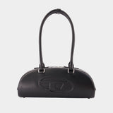 1DR Dome Shoulder Bag - DIESEL - Leather - Black