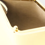 Vela 黄色光面小牛皮 Hobo 腋下包