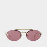 0ve2295 Sunglasses - Versace - Acetate - Gold