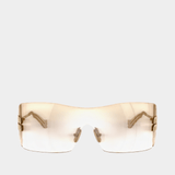 0mu B53s Sunglasses - Miu Miu - Acetate - Gold
