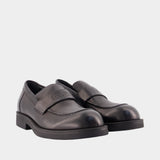 Loafers - MM6 Maison Margiela - Leather - Black