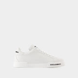 Portofino Low-Top Sneakers - Dolce&Gabbana - Leather - White