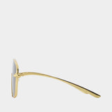 Bv1514s Sunglasses - Bottega Veneta - Metal - Gold
