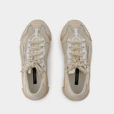 Dolce&Gabbana粉色尼龙短筒运动鞋