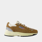 Hyperway Sneakers - Autry - Leather - Khaki