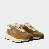 Hyperway Sneakers - Autry - Leather - Khaki