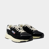 Hyperway Low Sneakers - Autry - Leather - Black