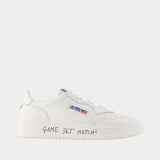 Medalist Low Sneakers - Autry - Leather - White