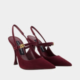 Cardinale New Pumps - Dolce&Gabbana - Leather - Burgundy