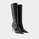 Vera 85 Boots - Paris Texas - Leather - Black