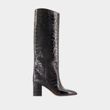 Anja 70 Boots - Paris Texas - Leather - Black