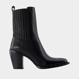 Debbie New Ankle Boots - Golden Goose Deluxe Brand - Leather - Black