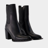 Debbie New Ankle Boots - Golden Goose Deluxe Brand - Leather - Black