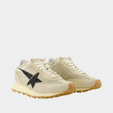 Running Marathon Sneakers - Golden Goose Deluxe Brand - Synthetic - Beige