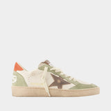 Ball Star Sneakers - Golden Goose Deluxe Brand - Leather - Green