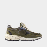 Running Dad Sneakers - Golden Goose Deluxe Brand - Leather - Khaki