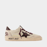 Ball Star Sneakers - Golden Goose Deluxe Brand - Leather - Beige