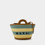 Tropicalia Small Shopping Bag - Marni - Raphia - Multi