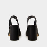 Court shoes - MM6 Maison Margiela - Leather - Black