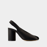 Court shoes - MM6 Maison Margiela - Leather - Black