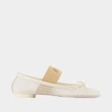 Ballerinas - MM6 Maison Margiela - Synthetic - Beige