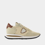 Sneakers Tropez Haute Low - Philippe Model - Leather - Beige