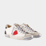 Prsx Low Woman Sneakers - Philippe Model - Leather - White