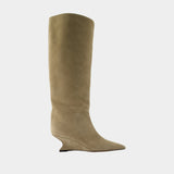 Nina 50 Boots - Paris Texas - Leather - Beige