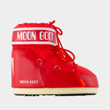Icon Low Ankle Boots - Moon Boot - Synthetic - Red